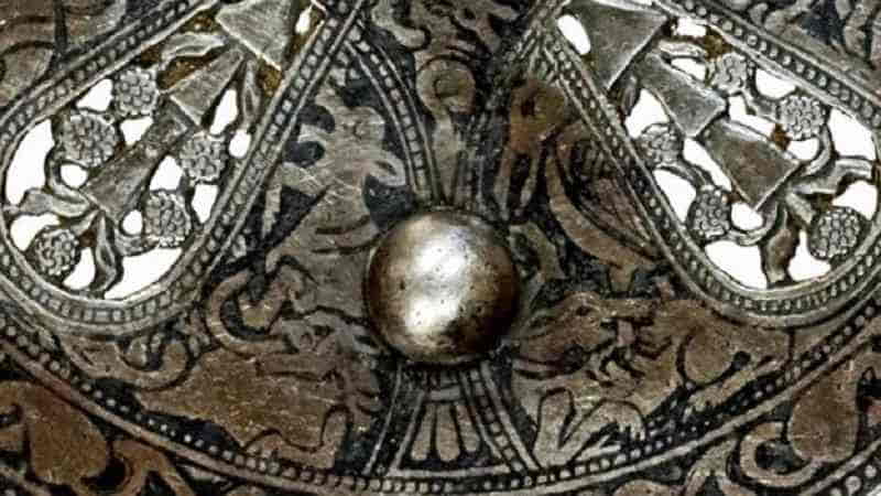 Spilla medievale scoperta a Norfolk Inghilterra
